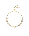 yz ebhx[J[ Y uXbgEoOEANbg ANZT[ PERRMEL: Pearl Adjustable Tennis Bracelet Gold