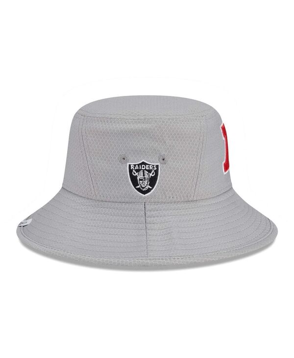 【送料無料】 ニューエラ メンズ 帽子 アクセサリー Men's Gray Las Vegas Raiders 2024 Pro Bowl Bucket Hat Gray 2