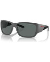 【送料無料】 アーネット メンズ サングラス・アイウェア アクセサリー Men's Polarized Sunglasses Lil' Snap Matte Gray