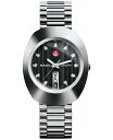 yz h Y rv ANZT[ Men's DiaStar Original Silver Stainless Steel Bracelet Watch Silver