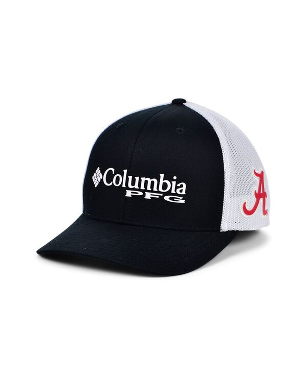 楽天ReVida 楽天市場店【送料無料】 コロンビア メンズ 帽子 アクセサリー Alabama Crimson Tide PFG Trucker Cap Black