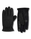 yz AC\gi[ Y  ANZT[ Isotoner Men's Lined Casual Touchscreen Gloves Dark Charcoal