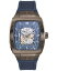 【送料無料】 フェラガモ メンズ 腕時計 アクセサリー Salvatore Men's Swiss Automatic Blue Rubber Strap Watch 42mm Gun