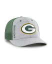 yz 47uh Y Xq ANZT[ Men's Gray Green Green Bay Packers Pixelation Trophy Flex Hat Gray Green