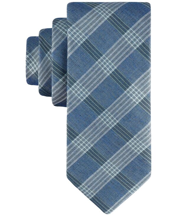 カルバン・クライン ネクタイ 【送料無料】 カルバンクライン メンズ ネクタイ アクセサリー Men's Brady Plaid Tie Navy/aqua