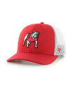 【送料無料】 47ブランド メンズ 帽子 アクセサリー Men's Red Georgia Bulldogs Trucker Adjustable Hat Red