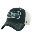 【送料無料】 47ブランド メンズ 帽子 アクセサリー Men 039 s Black San Jose Sharks Five Point Patch Clean Up Adjustable Hat Black