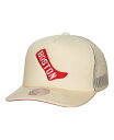 ミッチェル＆ネス 【送料無料】 ミッチェル&ネス メンズ 帽子 アクセサリー Men's Cream Boston Red Sox Cooperstown Collection Evergreen Adjustable Trucker Hat Cream