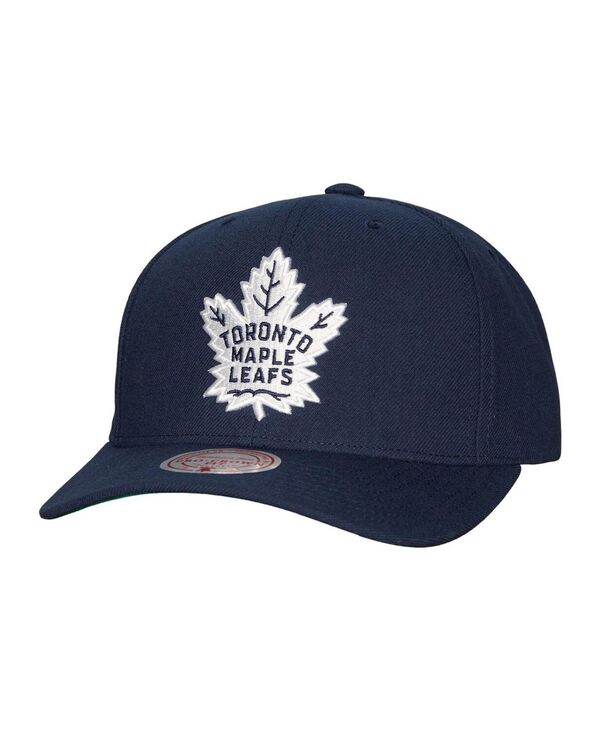 ミッチェル＆ネス 【送料無料】 ミッチェル&ネス メンズ 帽子 アクセサリー Men's Navy Toronto Maple Leafs Team Ground Pro Adjustable Hat Navy