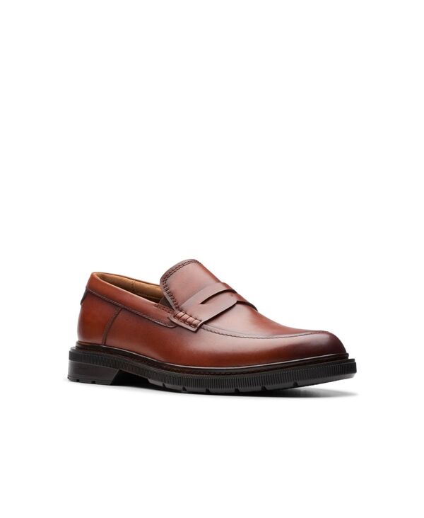 【送料無料】 クラークス メンズ スリッポン・ローファー シューズ Men's Collection Burchill Penny Slip On Loafers Tan Leather