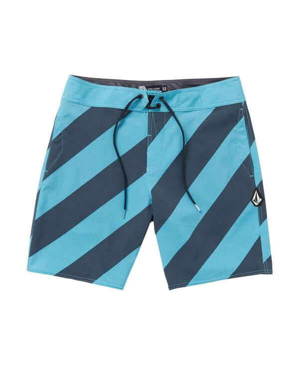 【送料無料】 ボルコム メンズ ハーフパンツ・ショーツ 水着 Men's Quarta Static Mod 19" Drawstring Shorts Tidal Blue