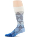 yz y[GX Y C A_[EFA Men's Ombr&eacute; Diagonal Herringbone Dress Socks Blue