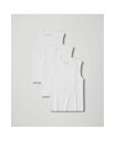 【送料無料】 パクト メンズ タンクトップ トップス Organic Cotton Cool Stretch Tank Undershirt 3-Pack White