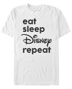 【送料無料】 フィフスサン メンズ Tシャツ トップス Men 039 s Hocus Pocus Eat Sleep Disney Short Sleeve T-shirt White