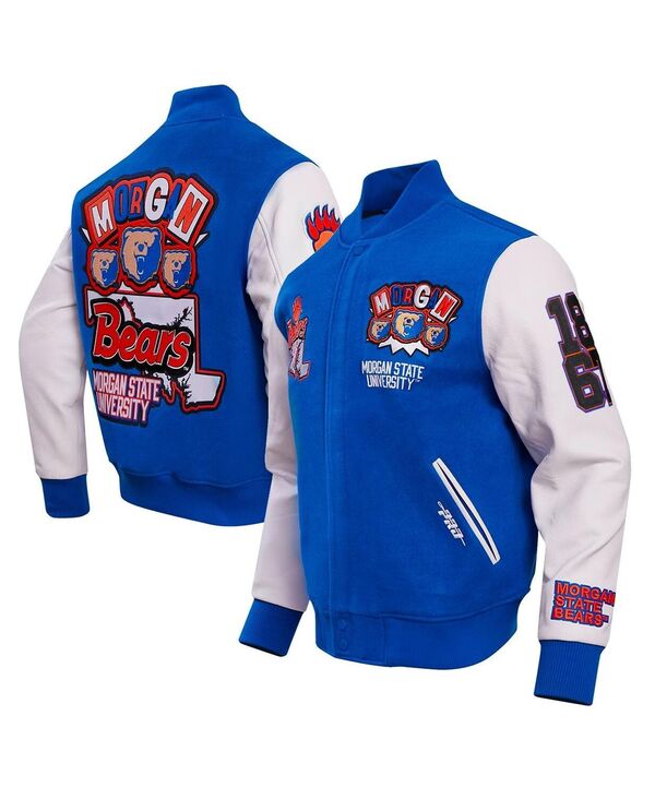 【送料無料】 プロスタンダード メンズ ジャケット・ブルゾン アウター Men's Royal Morgan State Bears Homecoming Varsity Full-Snap Jacket Royal