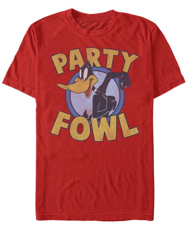 ̵ եե  T ȥåץ Looney Tunes Men's Daffy Duck Party Fowl S...