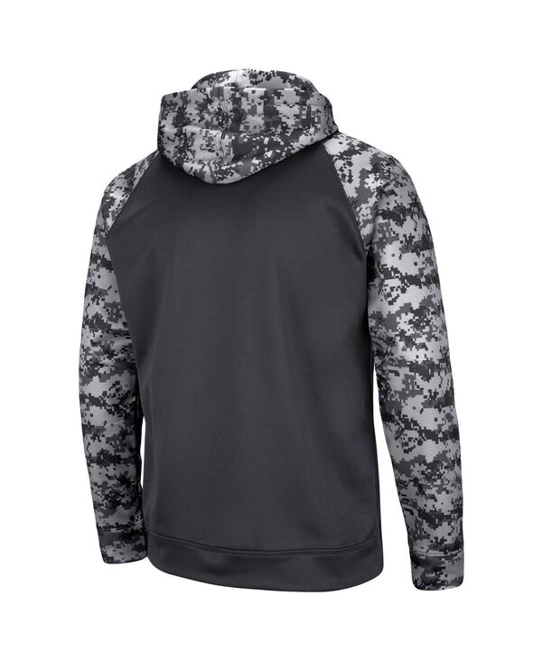 【送料無料】 コロシアム メンズ パーカー・スウェット フーディー アウター Men's Charcoal Purdue Boilermakers OHT Military-Inspired Appreciation Digital Camo Pullover Hoodie Charcoal 2