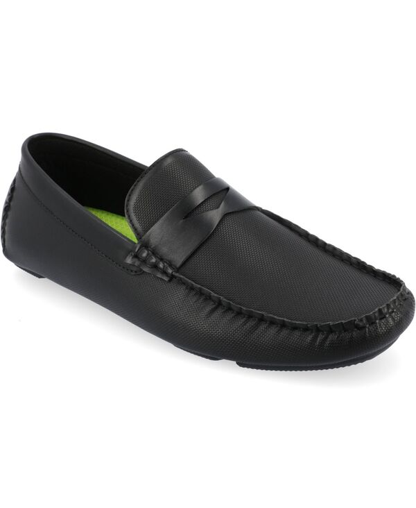  バンス メンズ スリッポン・ローファー シューズ Men's Isaiah Tru Comfort Foam Slip-On Driving Loafers Black