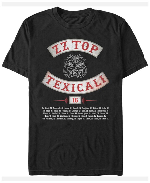 【送料無料】 フィフスサン メンズ Tシャツ トップス ZZ Top Men 039 s Texicali Tour Short Sleeve T-Shirt Black