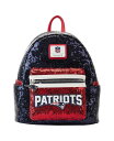 yz EWtC fB[X obNpbNEbNTbN obO Men's and Women's New England Patriots Sequin Mini Backpack Navy
