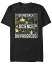 【送料無料】 フィフスサン メンズ Tシャツ トップス Minions Illumination Men's Despicable Me 3 Stand Back Science In Progress Short Sleeve T-Shirt Black