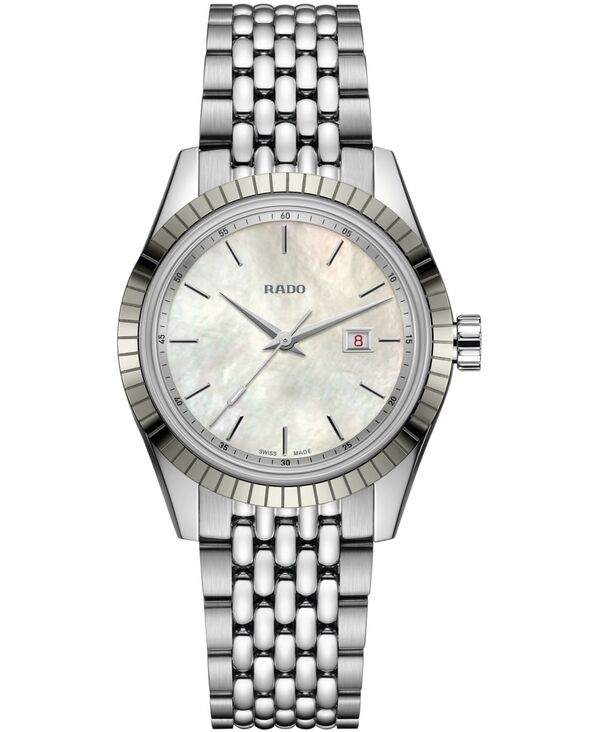 【送料無料】 ラド レディース 腕時計 アクセサリー Women's Swiss HyperChrome Classic Stainless Steel Bracelet Watch 35mm Gift Set None