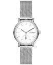 yz XJ[Q fB[X rv ANZT[ Women's Kuppel Lille Quartz Three Hand Silver-Tone Stainless Steel Watch 32mm Silver