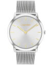 yz JoNC fB[X rv ANZT[ Women's Exceptional Silver-Tone Stainless Steel Mesh Bracelet Watch 37mm Silver