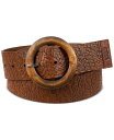 リーバイス 【送料無料】 リーバイス レディース ベルト アクセサリー Women's Wide Wooden Buckle Woven Waist Belt Tan