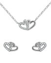 【送料無料】 ジャーニ ベルニーニ レディース ネックレス・チョーカー・ペンダントトップ アクセサリー 2-Pc. Set Cubic Zirconia Dou...
