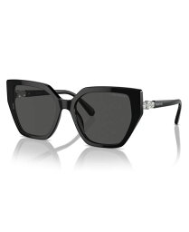 【送料無料】 スワロフスキー レディース サングラス・アイウェア アクセサリー Women's Sunglasses Sk6016 Black