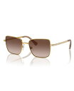 【送料無料】 スワロフスキー レディース サングラス・アイウェア アクセサリー Women's Sunglasses Sk7015 Yellow Gold