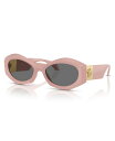 【送料無料】 ヴェルサーチ レディース サングラス・アイウェア アクセサリー Women's Sunglasses Ve4466U Pink