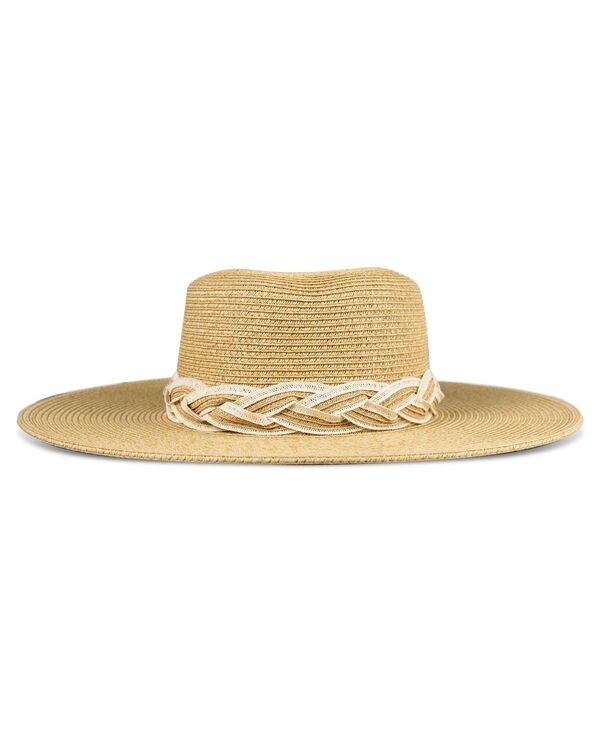 【送料無料】 ラッキーブランド レディース 帽子 アクセサリー Women's Straw Boater Hat Natural