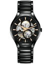 yz h fB[X rv ANZT[ Unisex Swiss Automatic True Black High-Tech Ceramic Bracelet Watch 40mm No Color