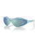 【送料無料】 スワロフスキー レディース サングラス・アイウェア アクセサリー Women's Sunglasses Sk6024 Light Blue White