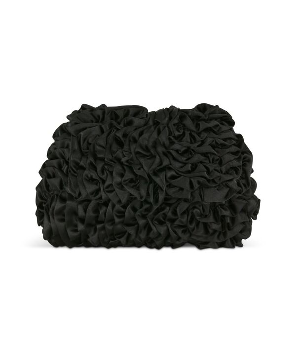 【送料無料】 ジュウェルダグレイミシュカ レディース クラッチバッグ バッグ Woman's Willow Multi Ruffle Mini Pouch Clutch Black