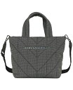 【送料無料】 カール ラガーフェルド レディース トートバッグ バッグ Voyage Quilted Large Tote Blk/wht