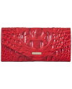 【送料無料】 ブランミン レディース 財布 アクセサリー Veronica Melbourne Embossed Leather Wallet Carnation/Gold Created for Macy 039 s