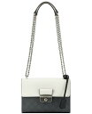 yz iCEFXg fB[X V_[obO obO Women's Thatcher Mini Convertible Flap Crossbody Bag Onyx Logo Milk