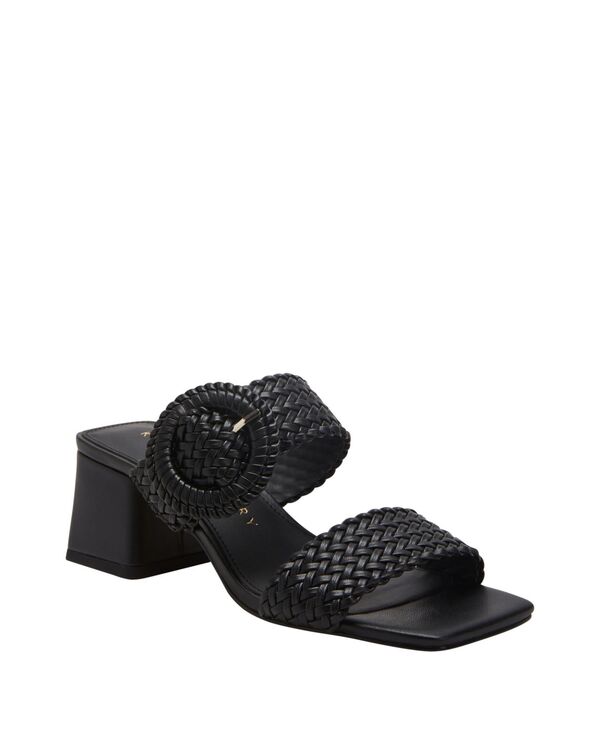 【送料無料】 ケイティ ペリー レディース サンダル シューズ Women 039 s Gemm Woven Block Heel Sandals Black