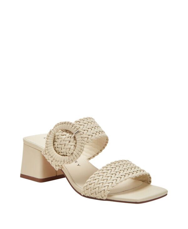 【送料無料】 ケイティ ペリー レディース サンダル シューズ Women 039 s Gemm Woven Block Heel Sandals Chalk