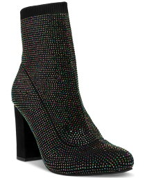 【送料無料】 ワイルド ペアー レディース ブーツ・レインブーツ シューズ Baybe Bling Sock Booties Black Ab Bling