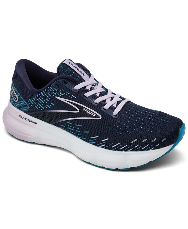 【送料無料】 ブルックス レディース スニーカー シューズ Women's Glycerin 20 Running Sneakers from Finish Line Peacoat Ocean