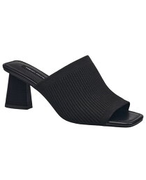 【送料無料】 フレンチコネクション レディース サンダル シューズ Women's Knit Styles Slip On Block Heel Sandal Black