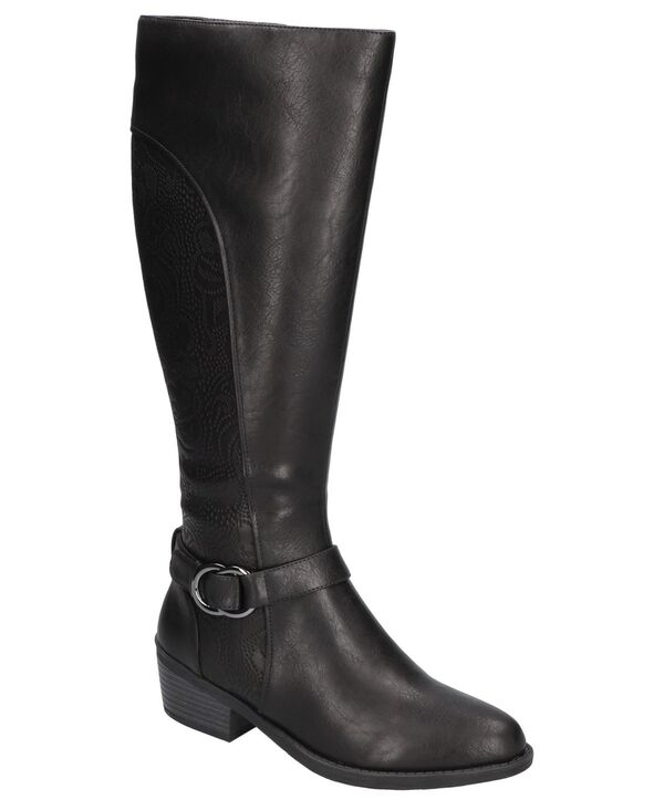 【送料無料】 イージーストリート レディース ブーツ・レインブーツ シューズ Women's Luella Tall Boots Black