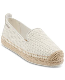 【送料無料】 ダナ キャラン ニューヨーク レディース スリッポン・ローファー シューズ Women's Mallandra Slip-On Espadrille Flats White