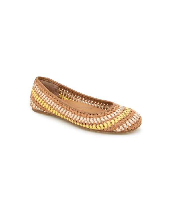 【送料無料】 ジェントルソウルズ レディース スリッポン・ローファー シューズ Women's Mable Slip-On Flats Banana Multi Fabric