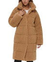 【送料無料】 リーバイス レディース ジャケット・ブルゾン アウター Women's Long Sherpa Snap-Closure Teddy Coat Chestnut