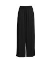 【送料無料】 ランズエンド レディース カジュアルパンツ ボトムス Women 039 s Sheer Oversized Swim Cover-up Pants Black